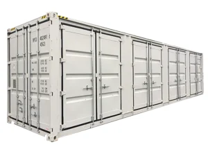 Contenedor High-cube de 40 pies con 4 puertas laterales