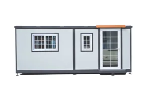 Casa prefabricada móvil expandible de 17 pies x 20 pies