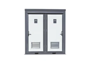 2 cabinas de baño privadas portátiles