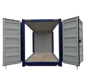 Contenedor de cubo alto de 20 pies con puerta de doble cara