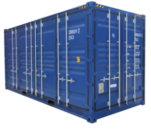 Contenedor High-cube de 20 pies con abertura lateral (izquierda)