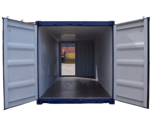 Contenedor de tres puertas de 20 pies