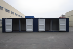 Contenedores 40 pies con 4 puertas de almacenamiento