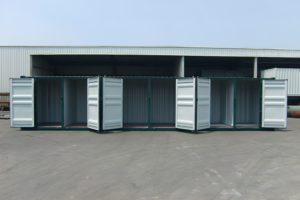 Contenedor 40 pies 6 puertas de almacenamiento