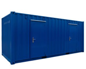 Contenedor 20 pies con 2 puertas para personas