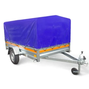 Remolque galvanizado con lona alta 499 kg – Robusto, Modular y Sin Necesidad de Permiso