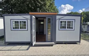 Casa Modular Plegable  2023 35m² con Cocina, Baño y Aislamiento Premium