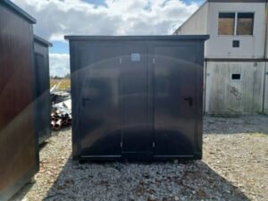 CONTENEDOR SANITARIO DOBLE DE 2 CABINAS