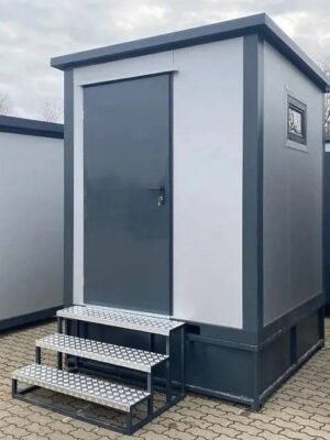 CONTENEDOR SANITARIO CON DOBLE CABINA WC