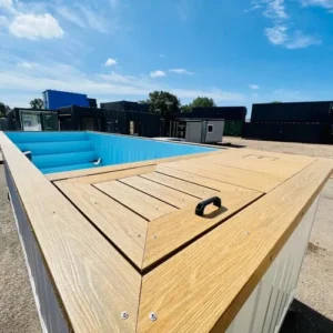 Piscina Contenedor Blanca 20 pies– Elegancia, Resistencia e Instalación Instantánea