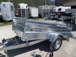 Remolque Lider Robust con freno – 253x134 cm – 1300 kg PTAC – Caja galvanizada reforzada