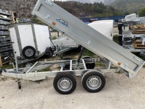 Remolque volquete hidráulico Lider 39600 – 256x148 cm – 2500 kg PTAC – Doble eje galvanizado
