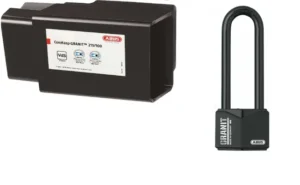 fgg Cerradura de Seguridad para Contenedores – Acero Extremo, Nivel 10, Color Negro